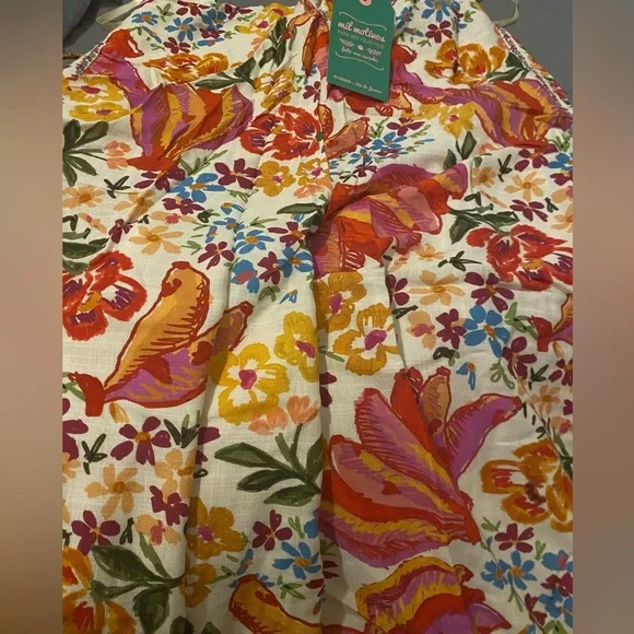 FARM Rio Floral Halter Maxi Jumpsuit in Bright Pink, Orange & Yellow - Picture 5 of 6